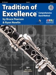 Tradition of Excellence Book #2 Clarinet band method book cover